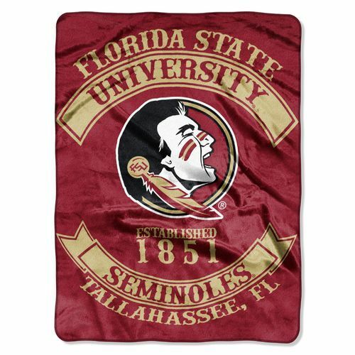 Plush 60X80 inch Blanket - Extremely Soft - Machine Washable - FLORIDA STATE