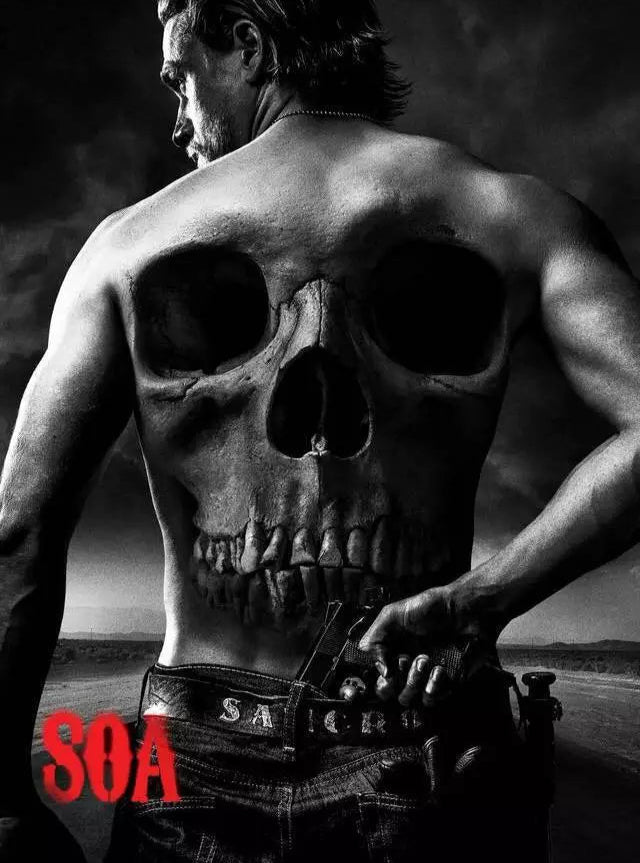 Plush Queen Size Sons of Anarchy Blanket - Extremely Soft - Machine Washable - SOA JAX