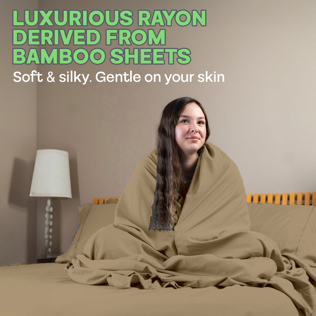 4 Pc Bamboo Sheet Set - TWIN XL